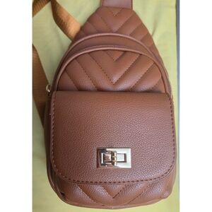 SUGU Brown Sling Crossbody Bag